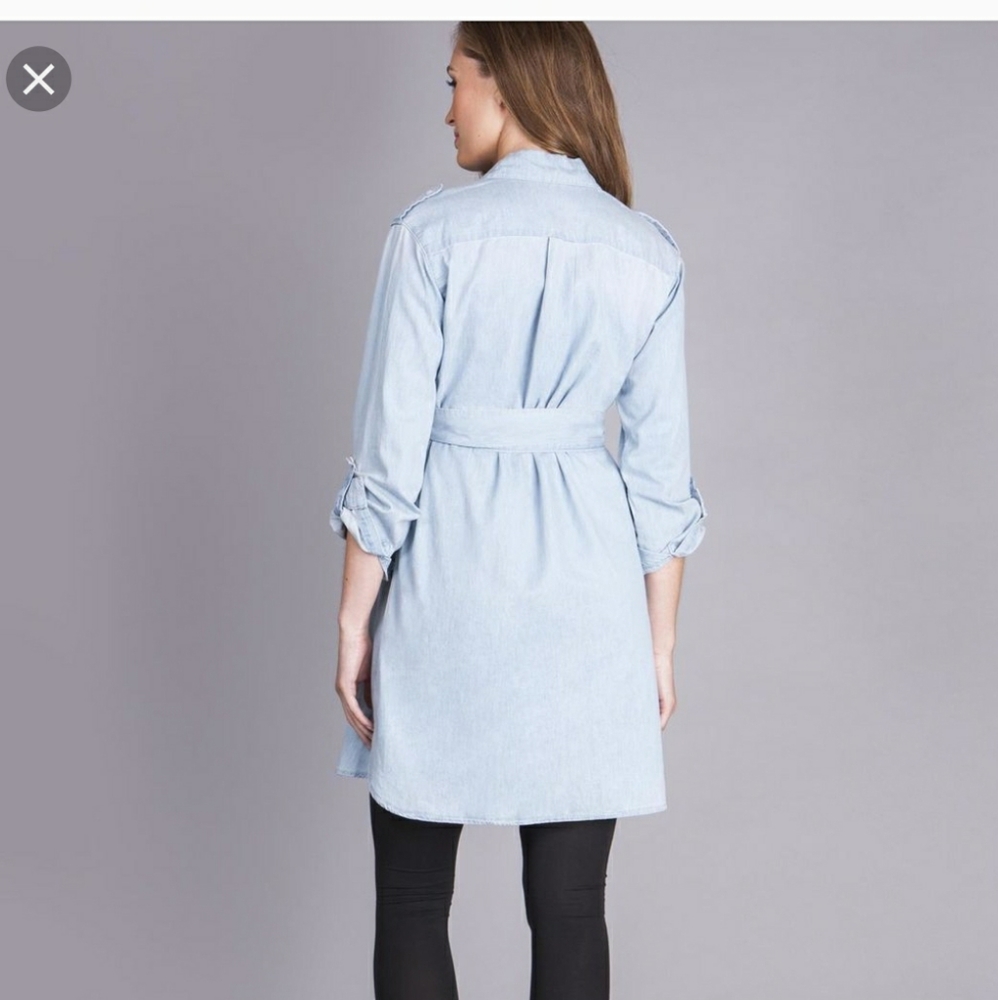 Seraphine maternity chambray dress - Picture 8 of 8